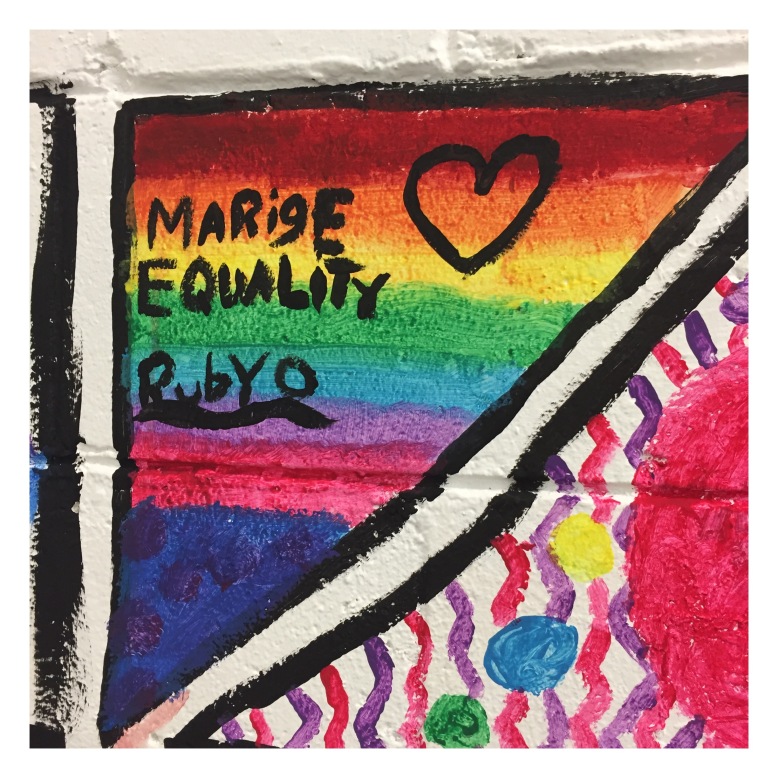 Active Arts Workshop painting_marriage equality